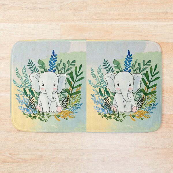 Item preview, Cute Elephant. Little elephant, colorful elephant, elephant drawing designed and sold by ElephantVibes.
