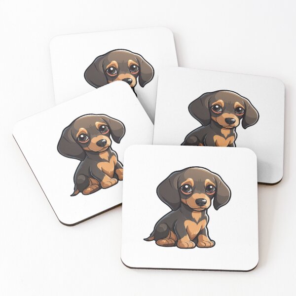 Item preview, cute baby dachshund, dachshund lovers designed and sold by PandaKunst.