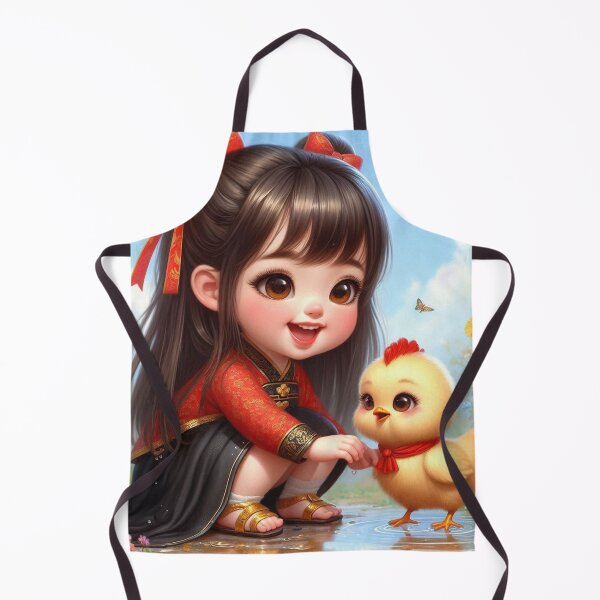 Item preview, Girl an Chicken designed and sold by RaF71PrO.