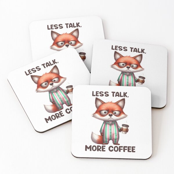 Item preview, Less Talk, More Coffee designed and sold by BanShopDG.