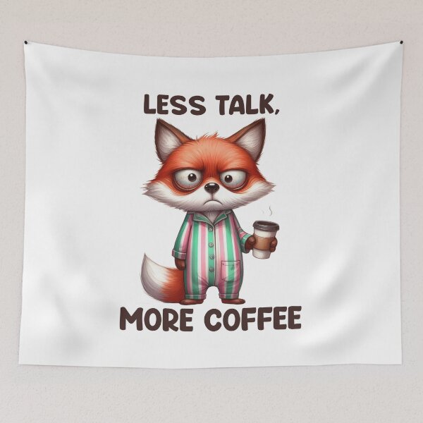 Item preview, Less Talk, More Coffee designed and sold by BanShopDG.