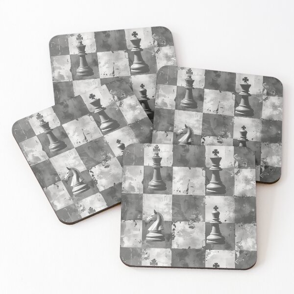 Item preview, Monochrome Chess Grid designed and sold by palmyst.