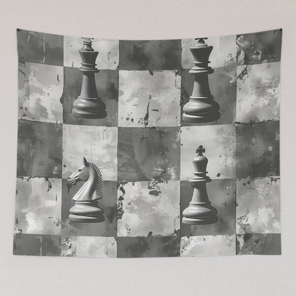 Item preview, Monochrome Chess Grid designed and sold by palmyst.