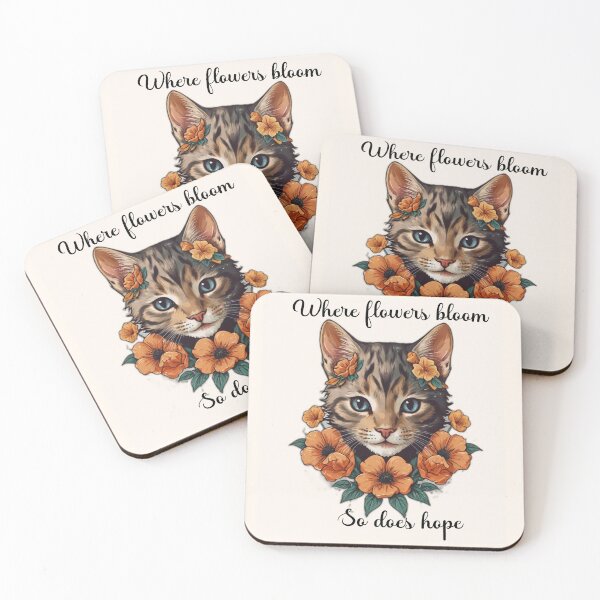 Item preview, Floral cat designed and sold by Claymore08.