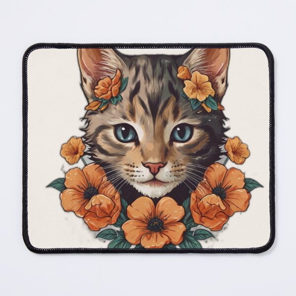 Item preview, Floral cat designed and sold by Claymore08.