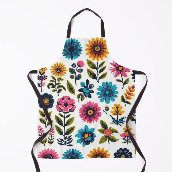 Aperçu de l'œuvre Une collection vibrante de divers motifs floraux créée et vendue par designdukan.