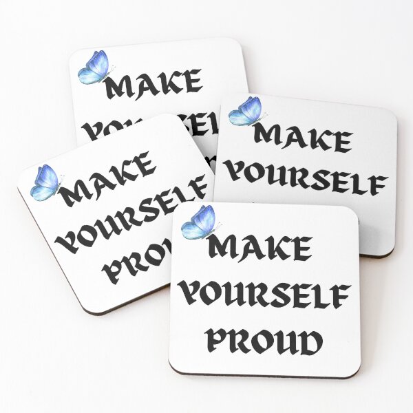 Item preview, Aesthetic Blue Butterfly-Make yourself proud  designed and sold by princessadalin.