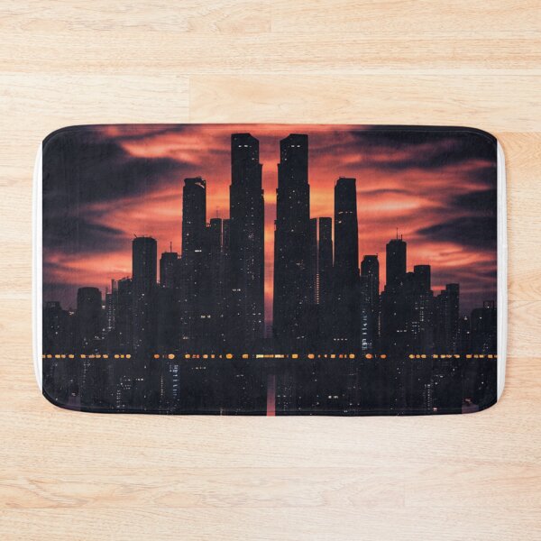 Item preview, Skyline Reflections: City at Dusk designed and sold by Exodoi.