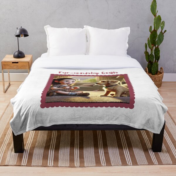 Item preview, Caricatura linda de Golden Retriever: “Objetivos de amistad” designed and sold by ToonTailsStudio.