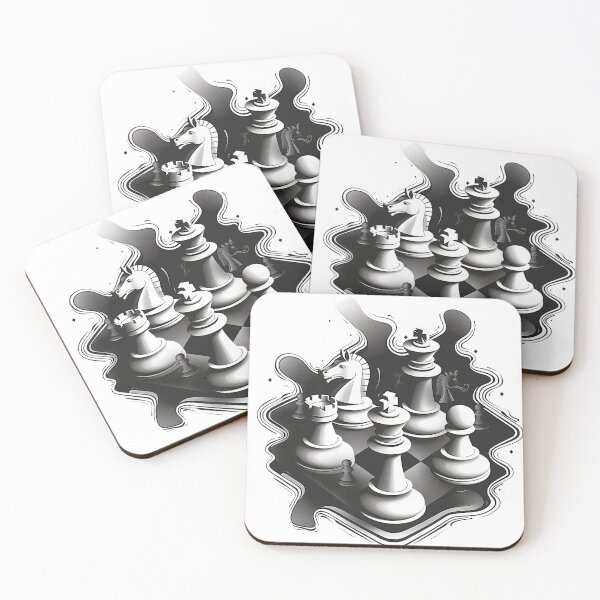 Item preview, Abstract Chess Battle designed and sold by palmyst.