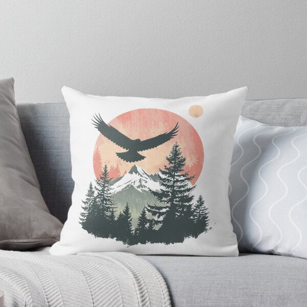 Item preview, Eagle and Mountains designed and sold by NicolasGlowArt.