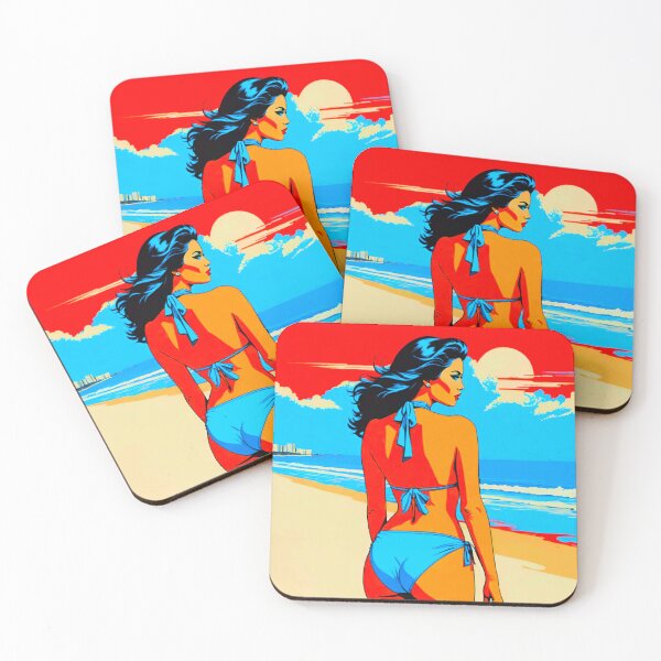 Item preview, Beachside Radiance: Bikini-Clad Beauty designed and sold by GrizzlyCollective.
