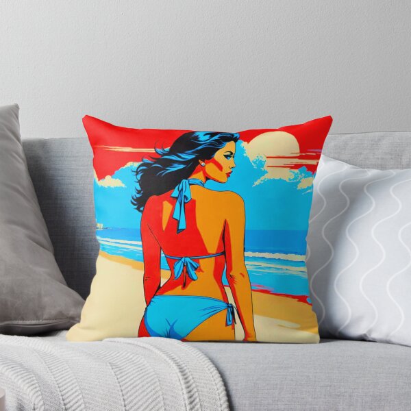 Item preview, Beachside Radiance: Bikini-Clad Beauty designed and sold by GrizzlyCollective.