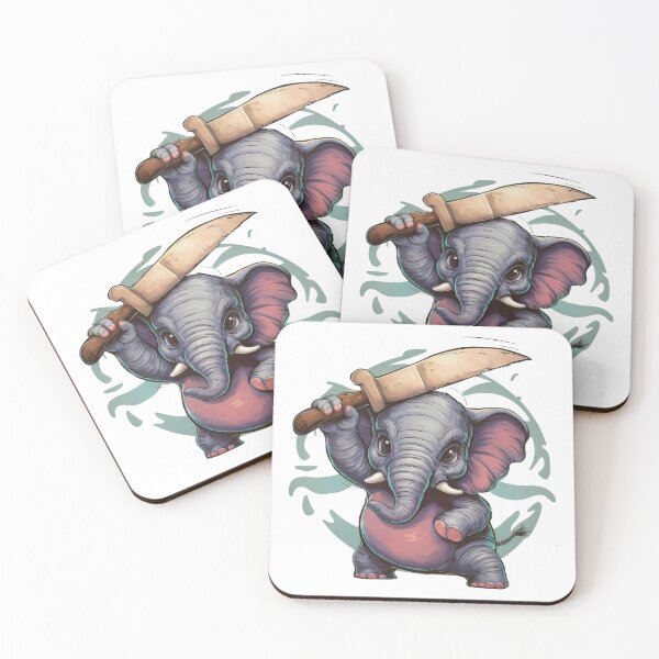 Item preview, Elephant With a Sword designed and sold by necakaranfil.