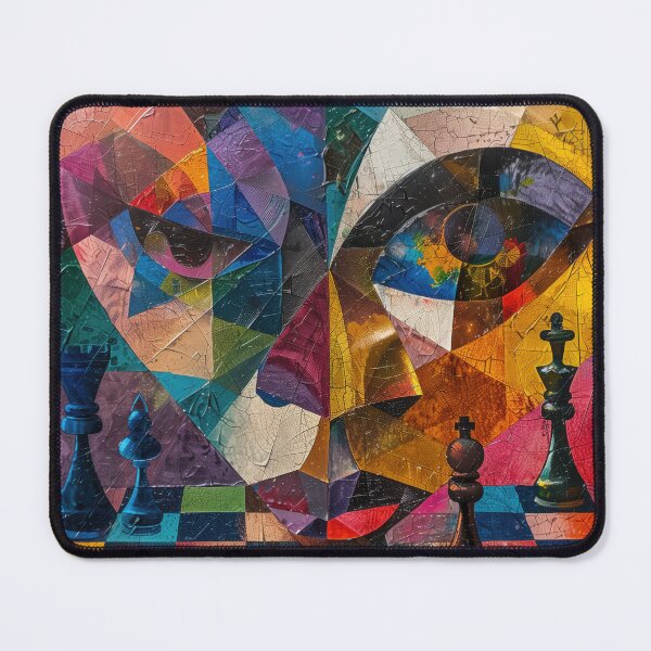 Item preview, Cubist Chess Duel designed and sold by palmyst.