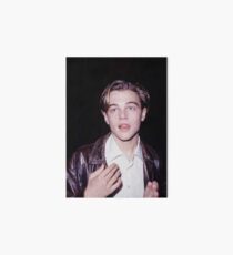 Leonardo DiCaprio - Pale Blue Eyes Art Board Print