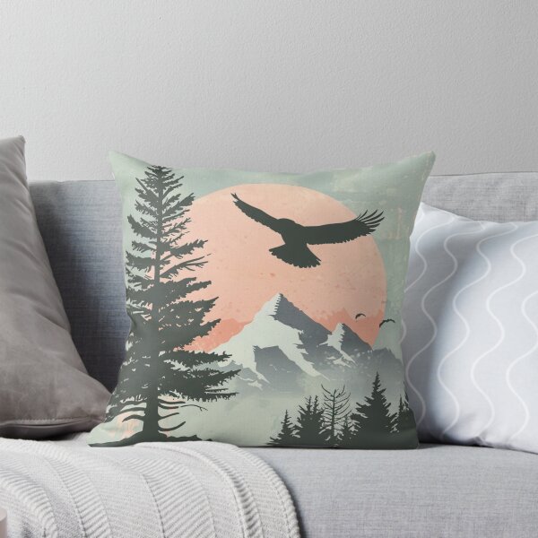 Item preview, Eagle In Mountains designed and sold by NicolasGlowArt.