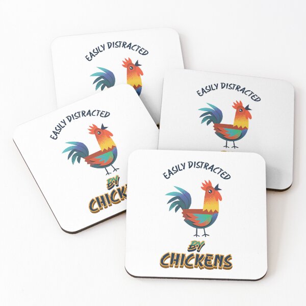 Item preview, Easily distracted by chickens  designed and sold by InkBarn.
