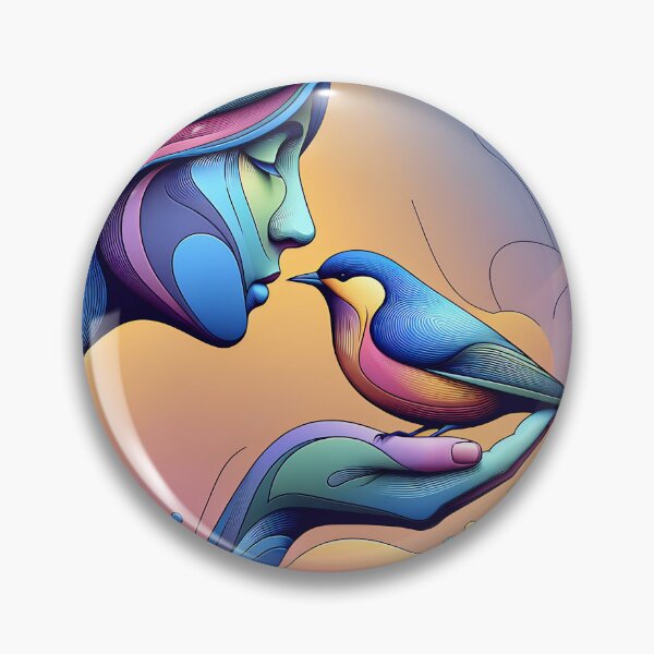Item preview, A Bond of Trust: Fostering Connection with a Feathered Friend designed and sold by 0penvimark.