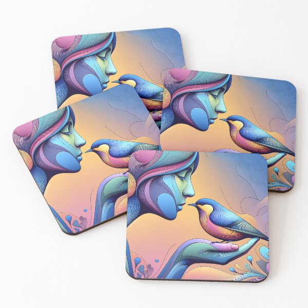 Item preview, A Bond of Trust: Fostering Connection with a Feathered Friend designed and sold by 0penvimark.