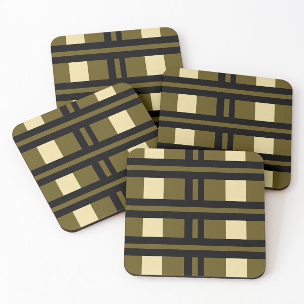 Item preview, Brown And Beige With Black Stripes Pattern Designed designed and sold by signshirtz.