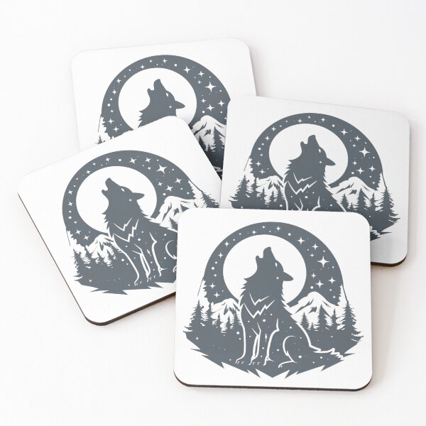 Item preview, Outdoor Wolf Design designed and sold by NicolasGlowArt.