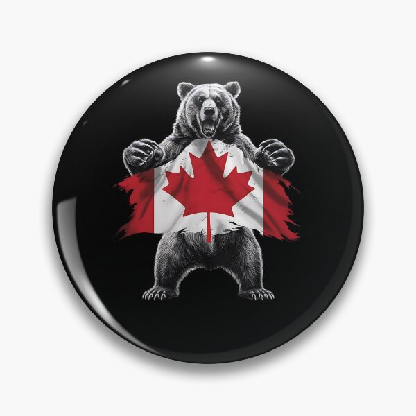 Item preview,  Maple Leaf Patriotic Grizzly Bear Sunglasses Canada Flag  designed and sold by Smix Pixels.
