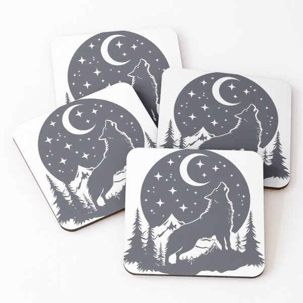Item preview, Howling Wolf Outdoor designed and sold by NicolasGlowArt.