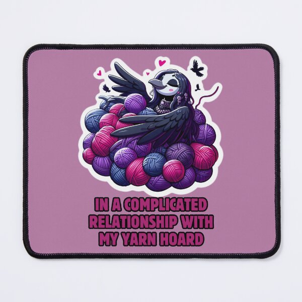 Item preview, relationship status: complicated relationship with my yarn hoard designed and sold by DarkStarling.