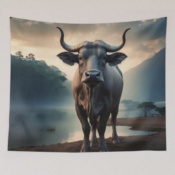 Item preview, Majestic Sunset Buffalo - LaLi Designs designed and sold by LaLi-Designs.