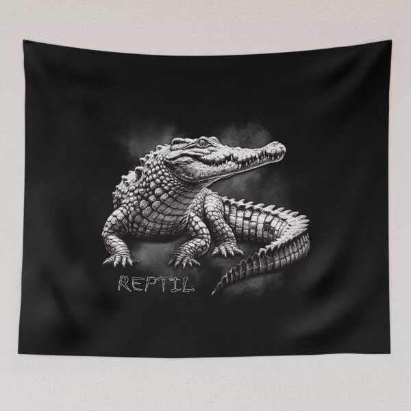 Item preview, Reptil, Alligator, Crocodile, Reptile, Prehistoric, Predator, River, Water, Swamp. designed and sold by CrisMor-Art.