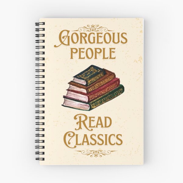 Item preview, Gorgeous people read classics - book lover designed and sold by Sapna Rai.