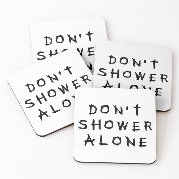 Item preview, Don't Shower Alone (black) designed and sold by HallFlabben.