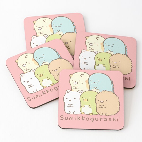 Item preview, Charming Sumikko Gurashi Group Illustration - Adorable Japanese Kawaii Characters in Cute Cartoon Design for Fans and Collectors designed and sold by FEBRICAST.
