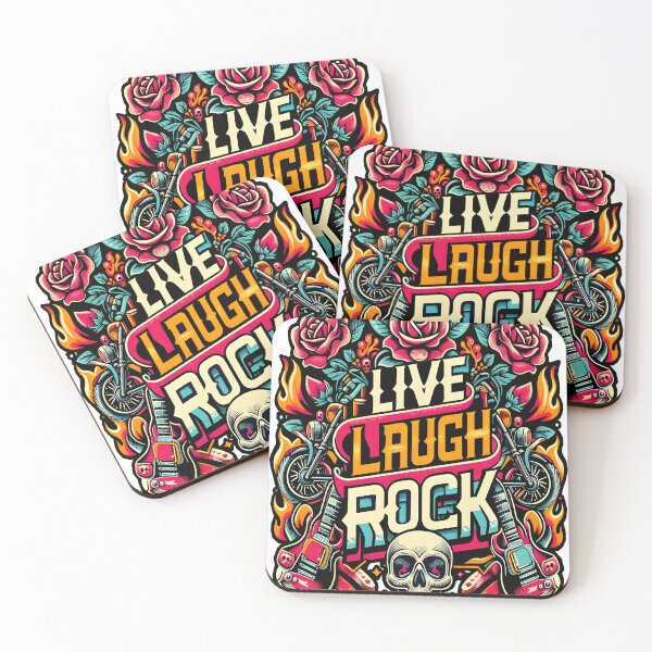 Item preview, LIVE LAUGH ROCK designed and sold by aliraweb.