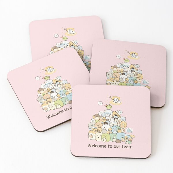 Item preview, Sumikko Gurashi Welcome to Our Team | Adorable Kawaii Group Design | Cute Characters | Japanese Pop Culture designed and sold by FEBRICAST.