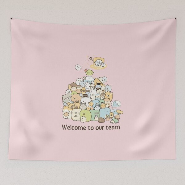 Item preview, Sumikko Gurashi Welcome to Our Team | Adorable Kawaii Group Design | Cute Characters | Japanese Pop Culture designed and sold by FEBRICAST.
