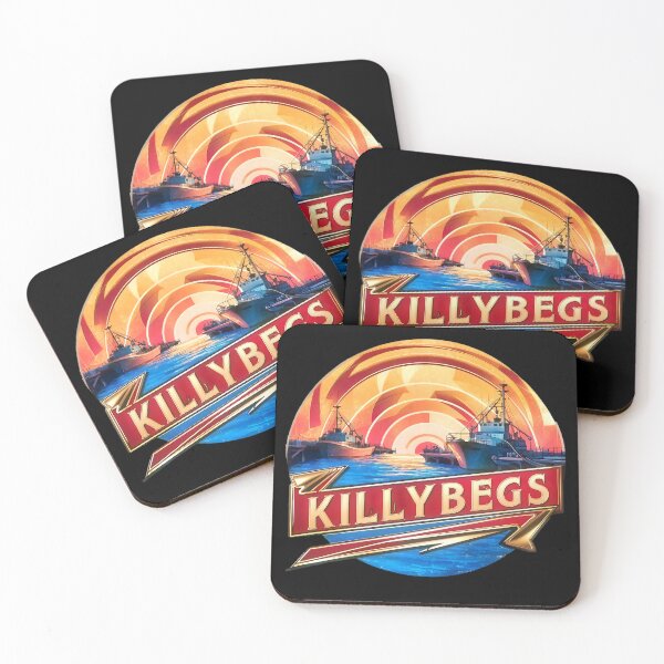 Item preview, Killybegs Retro Sunset with Trawlers County Donegal designed and sold by OliDesigns.