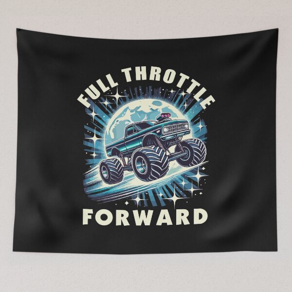 Item preview, Monster Truck Full Throttle Forward Adventure designed and sold by SerhiiArt.