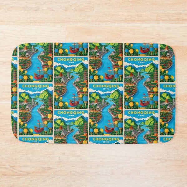 Item preview, Chongqing China Vintage Travel Tourism  designed and sold by TravelersGems.