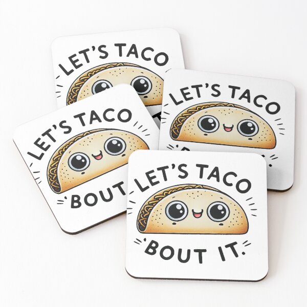 Item preview, Let's Taco Bout it funny Design for Taco Lovers designed and sold by NoCompetition.