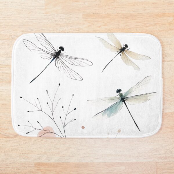 Item preview, Trio of dragonflies in watercolors designed and sold by FusiTink.