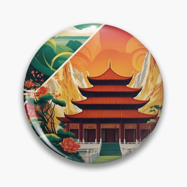 Item preview, Guangzhou China Vintage Travel Tourism  designed and sold by TravelersGems.