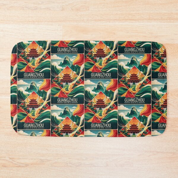 Item preview, Guangzhou China Vintage Travel Tourism  designed and sold by TravelersGems.