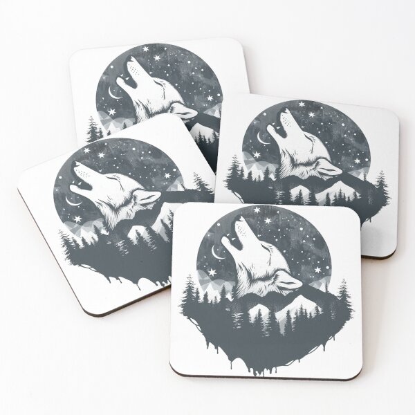 Item preview, Howling Wolf in Nature designed and sold by NicolasGlowArt.