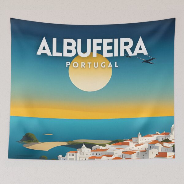 Item preview, Albufeira Portugal Classical Poster designed and sold by ZionPosteria.
