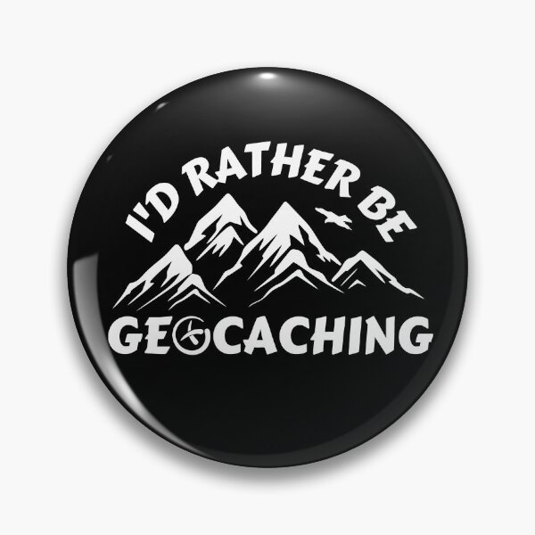 Item preview, Geocacher gift, I'd rather be geocaching mountain scene designed and sold by portrait4you.