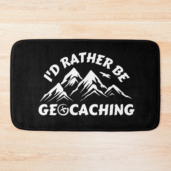Item preview, Geocacher gift, I'd rather be geocaching mountain scene designed and sold by portrait4you.