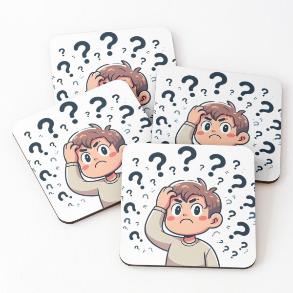 Item preview, Confused Cartoon Boy designed and sold by geartes.