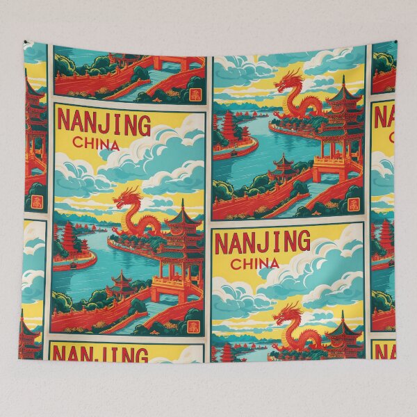 Item preview, Nanjing China Vintage Travel Tourism  designed and sold by TravelersGems.